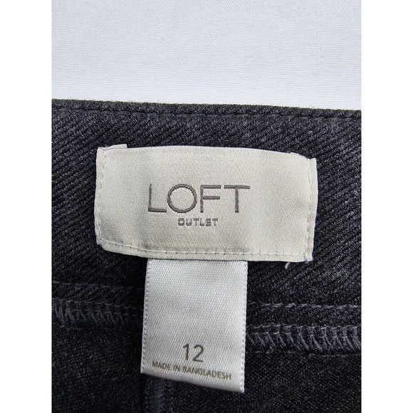 Loft Outlet Womens Tapered Leggins Dress Pants Size 12 Stretch Skinny Ankle Leg - Picture 4 of 11